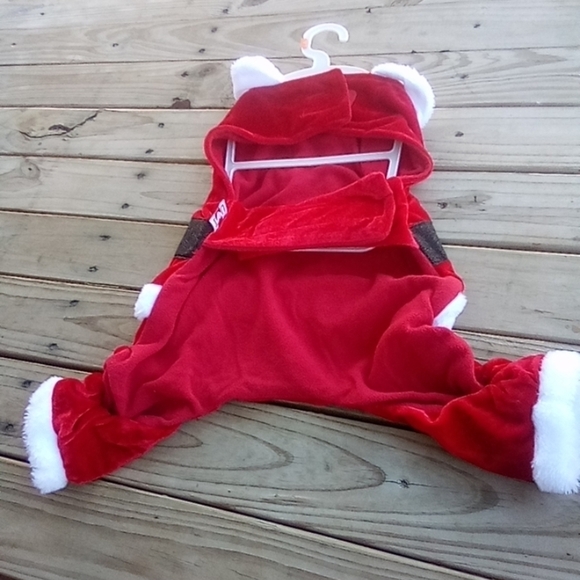 NEW Dog Santa Claus Sweater Size Medium M St Nicholas - Picture 2 of 2